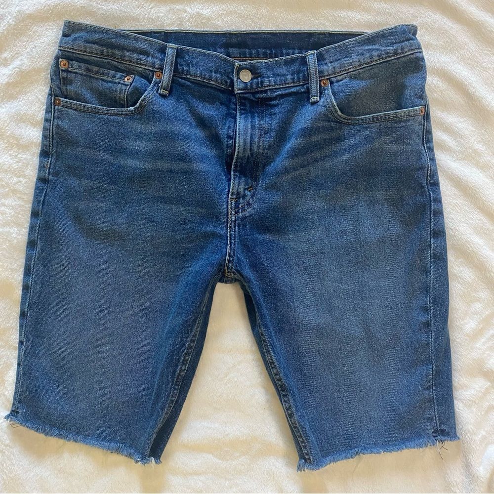 Men’s Levi's 511 Blue Jean Shorts Classic Denim Style